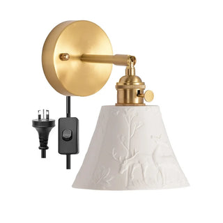 Celako™ Glazora Wall Light | Copper Bedroom Lighting