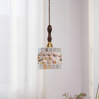 Celako™ Nacreum Pendant Light | Resin And Shell Kitchen Island Lighting