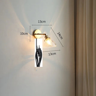 Celako™ Vitrio Wall Light | Copper Bedside Lighting