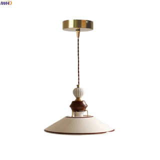 Celako™ Ceralba Pendant Light | Hand-Painted Ceramic Bedroom Lighting