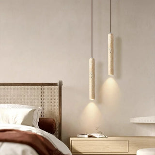 Celako™ Travone Pendant Light | Yellow Travertine Minimalism Living Room Lighting