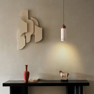 Celako™ Calcare Pendant Light | Wood Yellow Travertine Kitchen Island Lighting