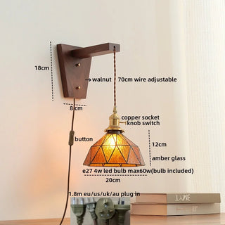 Celako™ Cuprona Wall Light | Copper Bedside Lighting