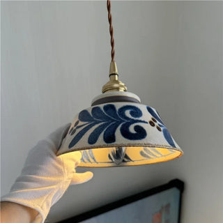 Celako™ Rakuri Pendant Light | Ceramic Dining Room Lighting