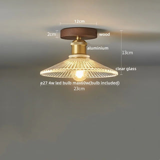 Celako™ Auriel Ceiling Light | Glass Dining Room Lighting