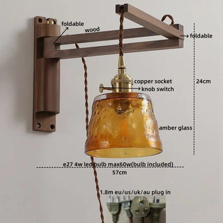 Celako™ Vitreal Wall Light | Glass Bedroom Lighting