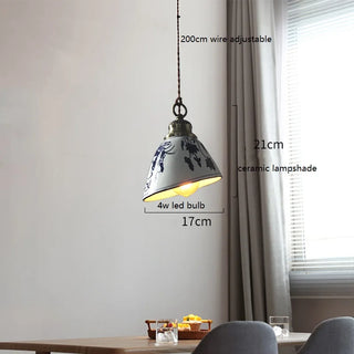 Celako™ Aurelie Pendant Light | Ceramic Dining Room Lighting