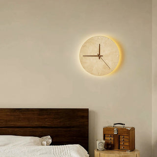 Celako™ Soltra Wall Light | Yellow Travertine Living Room Lighting