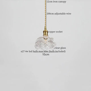 Celako™ Verrosa Pendant Light | Glass Kitchen Island Lighting