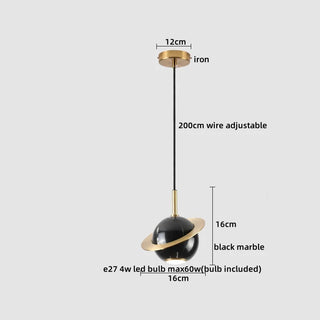 Celako™ Lumare Pendant Light | Marble Bedroom Lighting