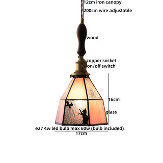 Celako™ Rosumi Pendant Light | Glass Bedroom Lighting