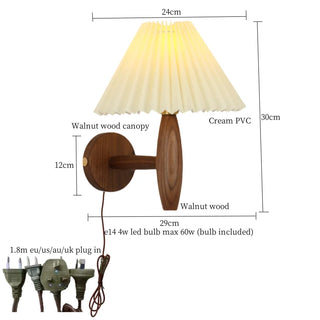 Celako™ Ivoura Wall Light | PVC Wood Living Room Lighting