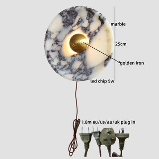 Celako™ Maronea Wall Light | Marble Bedroom Lighting