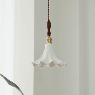 Celako™ Albiflora Pendant Light | White Ceramic Bedroom Lighting