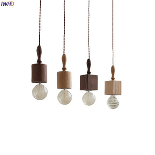 Celako™ Oberon Pendant Light | Wood Dining Room Lighting