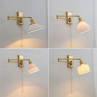 Celako™ Brillia Wall Light | Ceramic Bedroom Lighting
