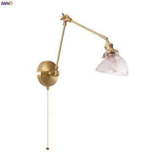 Celako™ Cuprilis Wall Light | Glass Bedroom Lighting