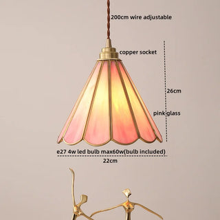 Celako™ Fumelia Pendant Light | Glass Copper Living Room