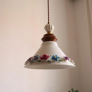 Celako™ Ceraflor Pendant Light | Ceramic Bedroom Lighting