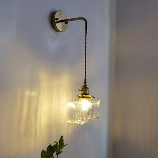 Celako™ Diaphane Wall Light | Clear Glass Vintage Bedroom Lighting