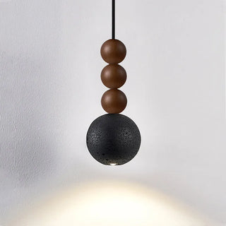 Celako™ Neropiet Pendant Light | Black Travertine Bedroom Lighting