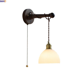 Celako™ Lunari Wall Light | Glass Bedside Lighting