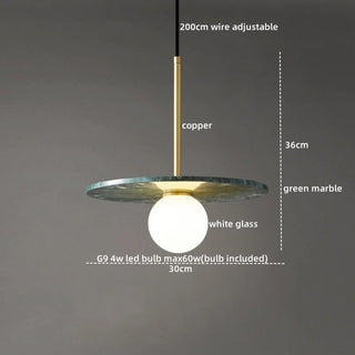 Celako™ Marvoro Pendant Light | Marble Bedroom Lighting