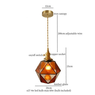 Celako™ Ondulato Pendant Light | Glass Living Room Lighting