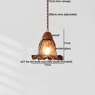 Celako™ Succinum Pendant Light | Glass Vintage Bedroom Lighting