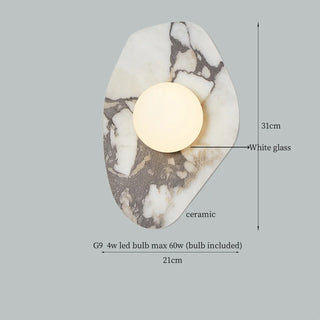 Celako™ Cerafrost Wall Light | Ceramic Living Room Lighting
