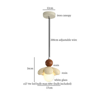 Celako™ Calyxa Pendant Light | Resin Nordic Minimalism Bedroom Lighting