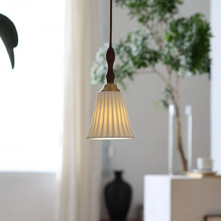 Celako™ Ceravue Pendant Light | White Ceramic Contemporary Bedroom Lighting