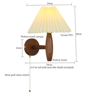 Celako™ Ivoura Wall Light | PVC Wood Living Room Lighting