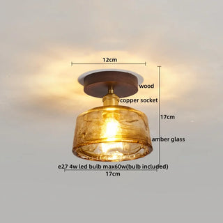 Celako™ Opacis Ceiling Light | Frosted Glass Wabi Sabi Style