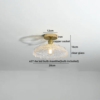 Celako™ Glintre Ceiling Light | Clear Glass Modern Style