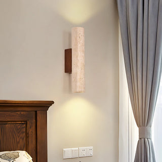 Celako™ Auresto Wall Light | Yellow Travertine Living Room Lighting