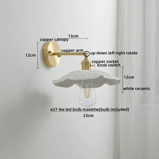 Celako™ Arcuza Wall Light | Copper Bedroom Lighting