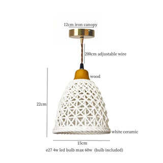 Celako™ Argillio Pendant Light | Ceramic Kitchen Island Lighting
