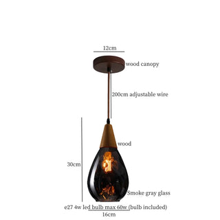 Celako™ Ondula Pendant Light | Glass Kitchen Island Lighting