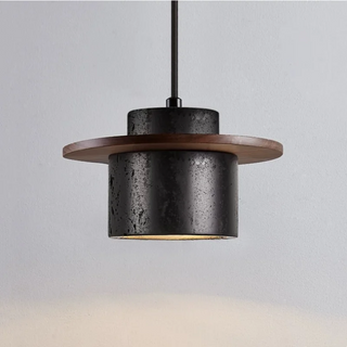 Celako™ Neroite Wall Light | Black Travertine Living Room Lighting