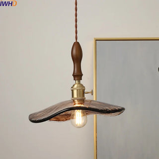 Celako™ Tepora Pendant Light | Glass Stone Bedroom Lighting
