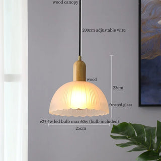 Celako™ Opalium Pendant Light | Frosted Glass Bedroom Lighting