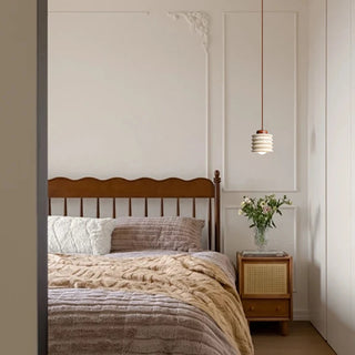 Celako™ Okerra Pendant Light | Yellow Travertine Bedroom Lighting