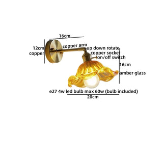Celako™ Cupriel Wall Light | Copper Bedroom Lighting