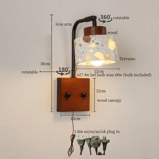 Celako™ Terzio Wall Light | Terrazzo Living Room Lighting