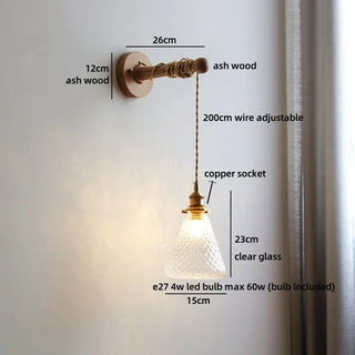 Celako™ Aurelia Wall Light | Copper Bedside Lighting