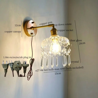 Celako™ Verrion Wall Light | Glass Living Room Lighting