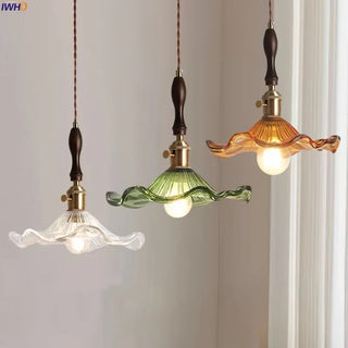 Celako™ Lotura Pendant Light | Glass Japan Wabi Sabi