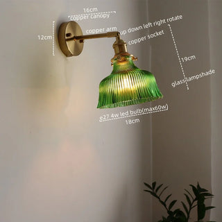 Celako™ Cuvrio Wall Light | Vintage Copper Bedroom Lighting