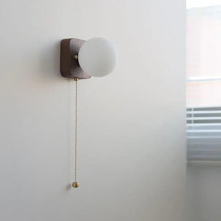 Celako™ Sorbia Wall Light | Walnut Wood Living Room Lighting